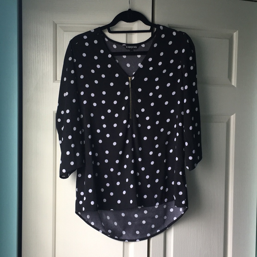 Black Polka dot shirt